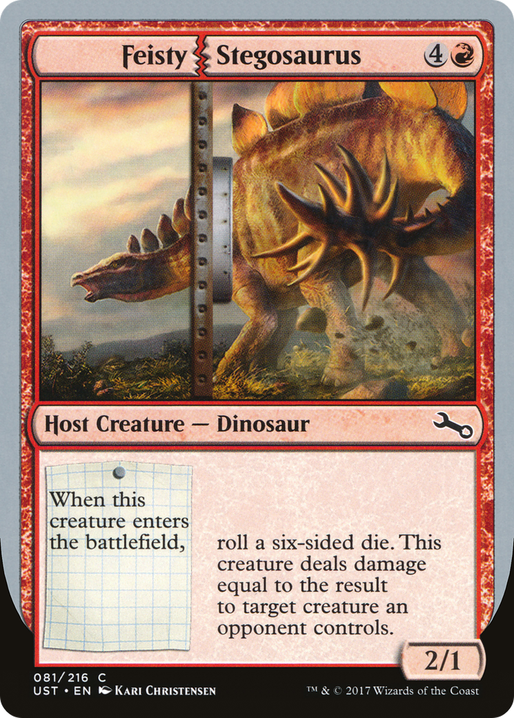 Feisty Stegosaurus [UST-81]