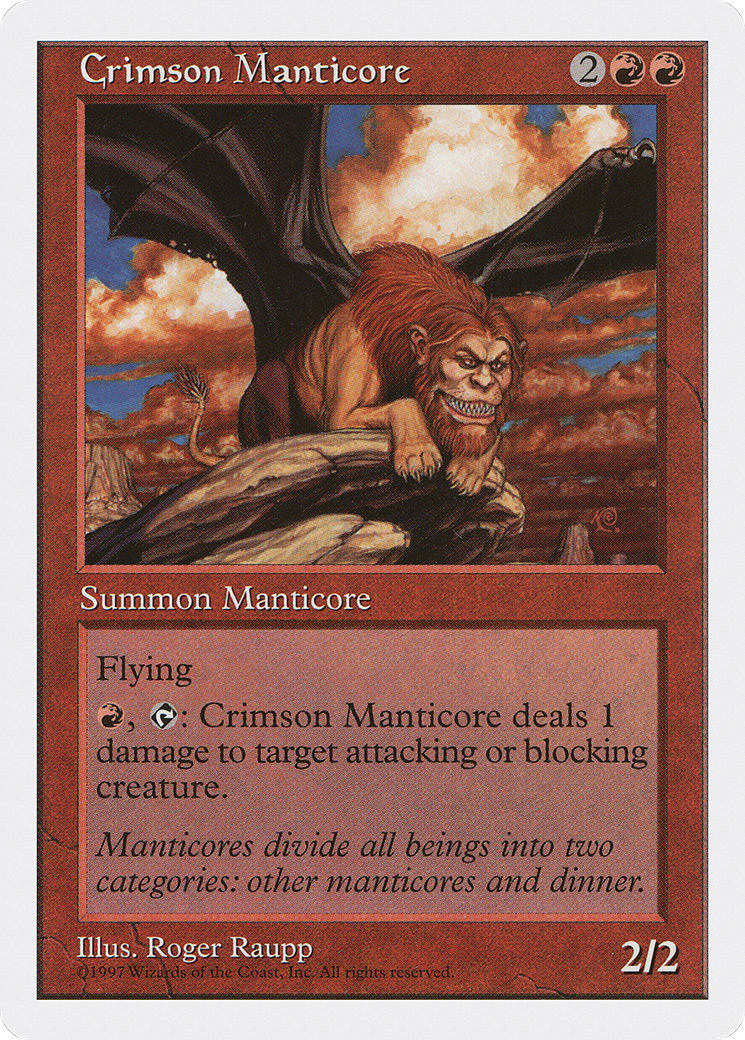 Crimson Manticore [5ED-217]