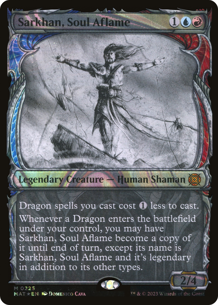 Sarkhan, Soul Aflame - Showcase - Halo Foil [MAT-225]