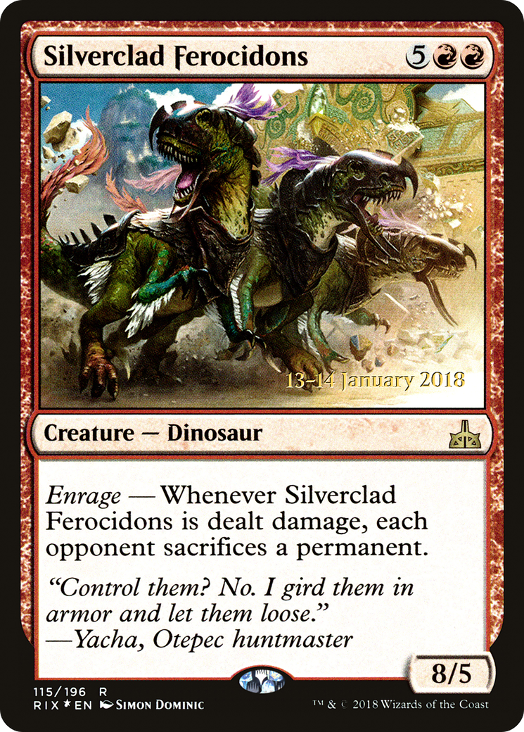 Silverclad Ferocidons - Prerelease Promo [PRIX-115s]