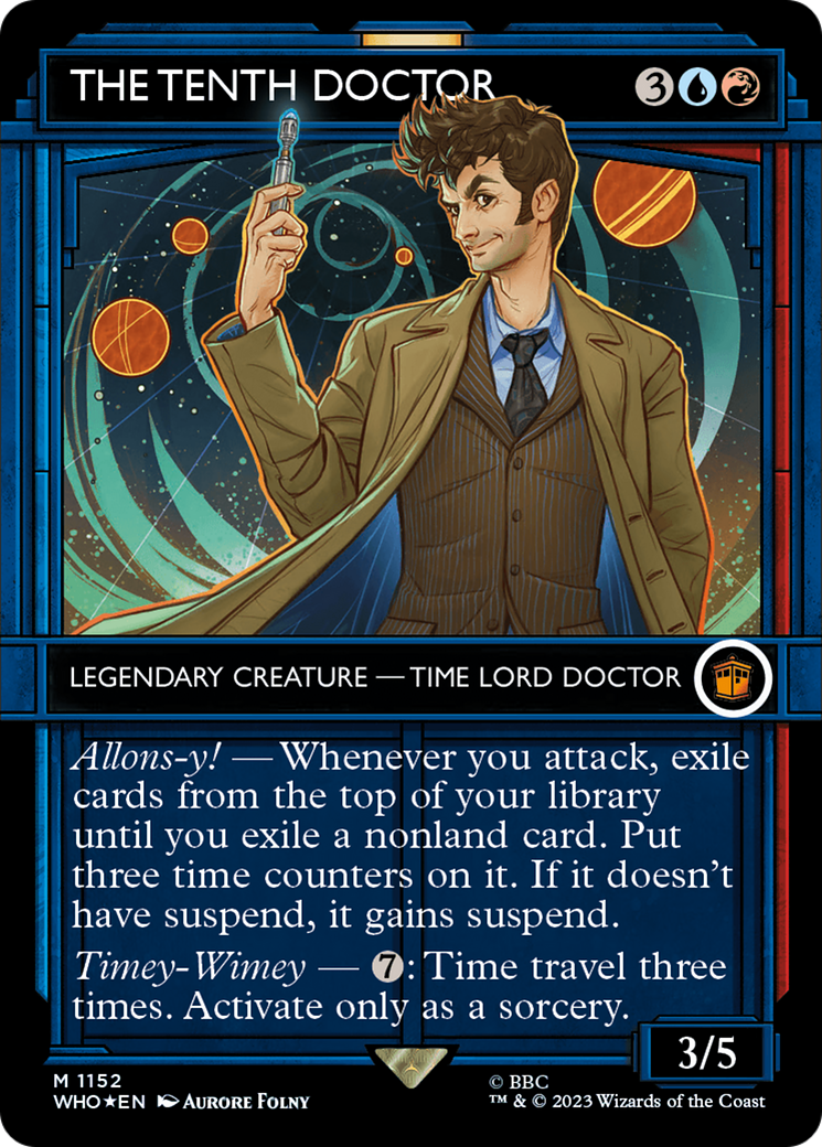 The Tenth Doctor - Borderless - Showcase - Surge Foil [WHO-1152]