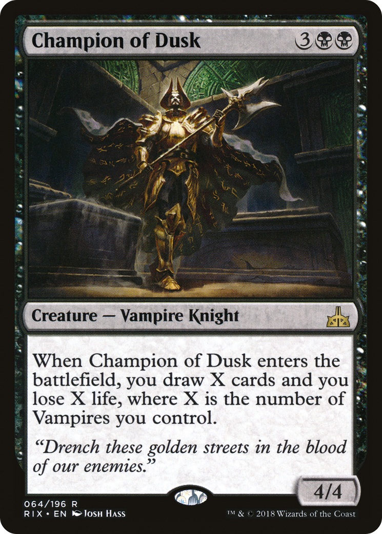 Champion of Dusk [RIX-64]