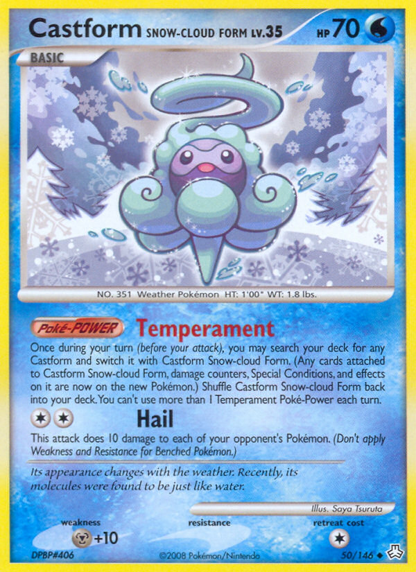 Castform Snow-Cloud Form [DP6-50]