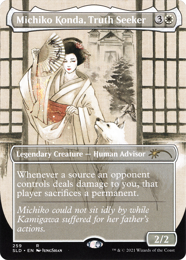 Michiko Konda, Truth Seeker - Borderless - Full Art [SLD-259]