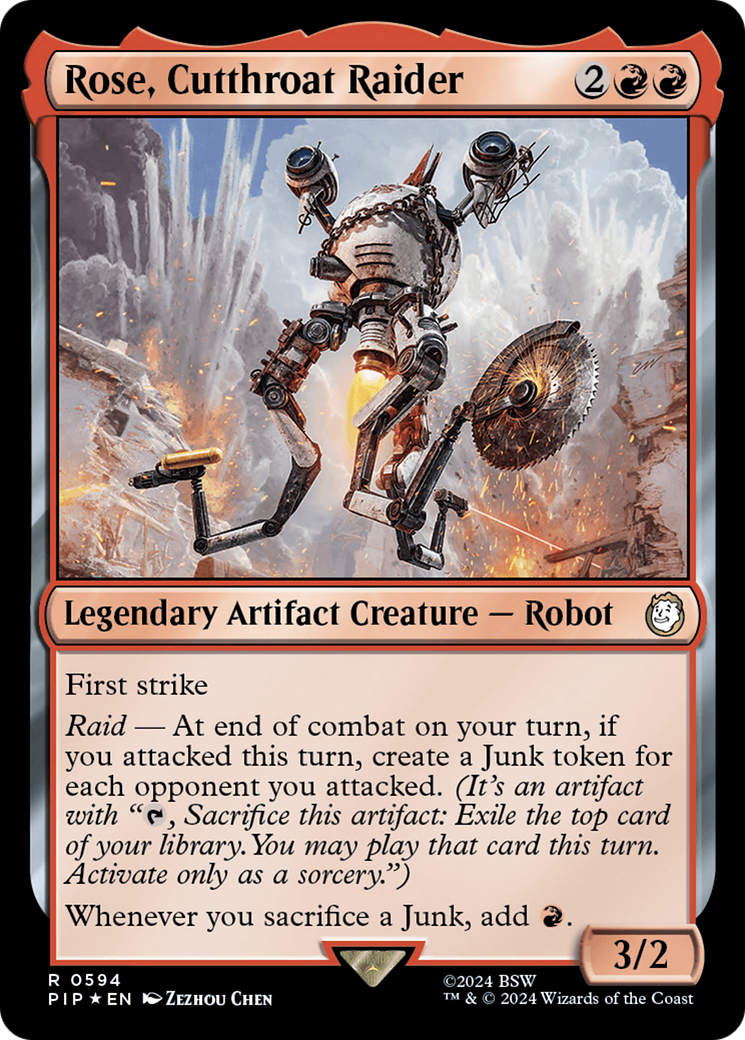 Rose, Cutthroat Raider - Surge Foil [PIP-594]