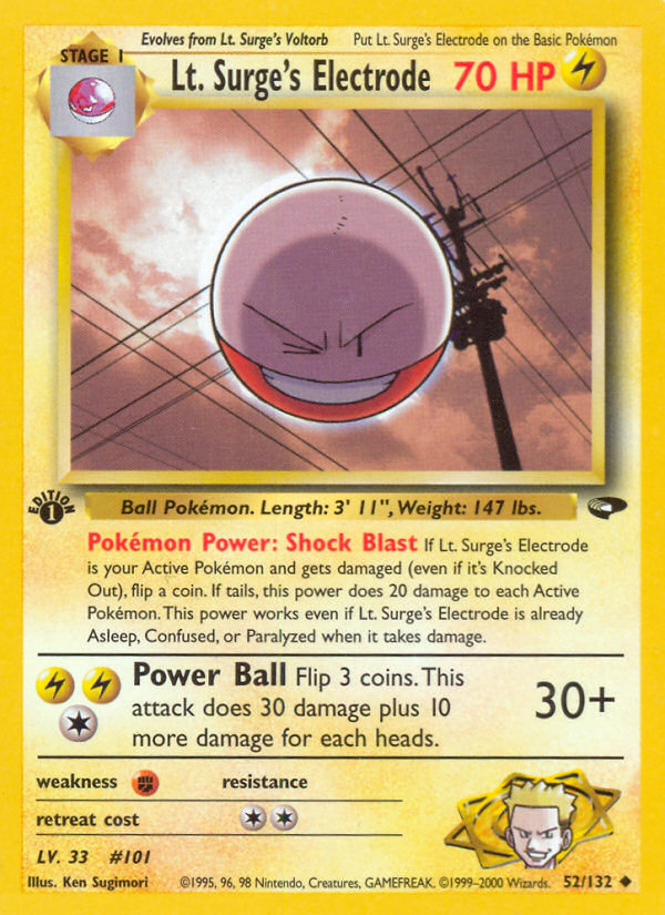 Lt. Surge's Electrode [GYM2-52]