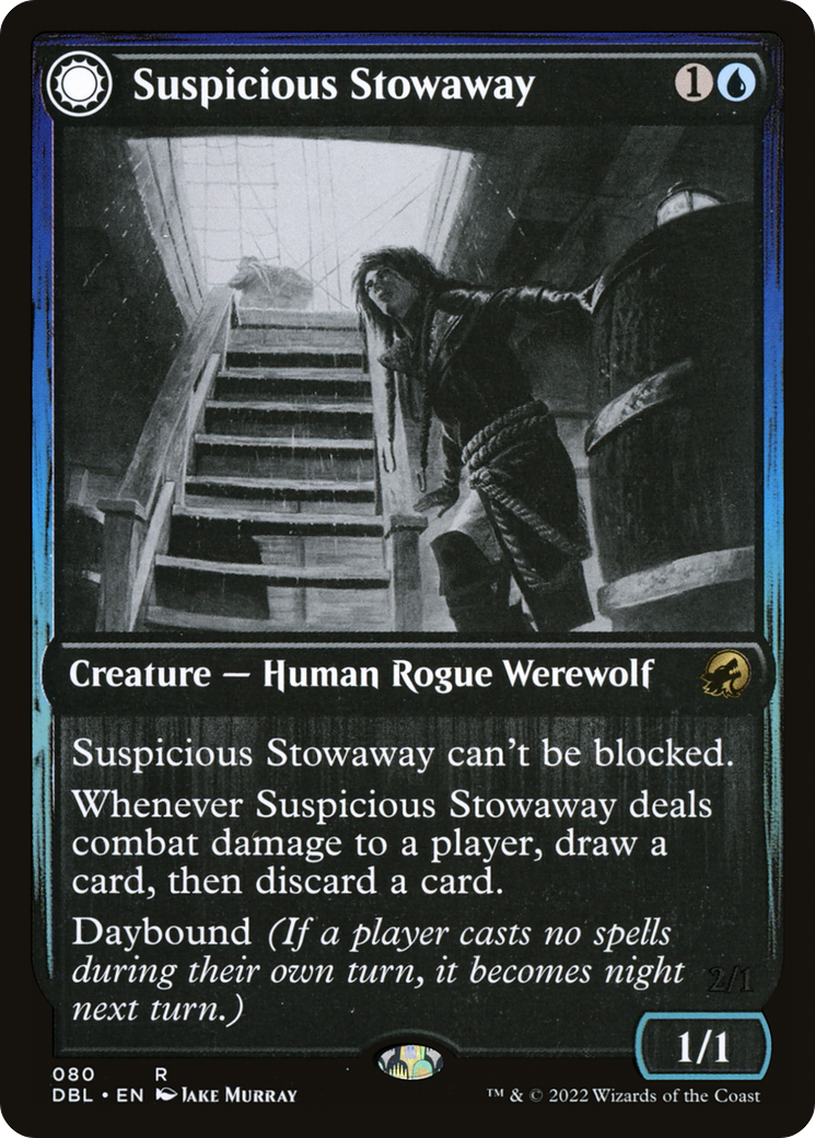 Suspicious Stowaway // Seafaring Werewolf [DBL-80]