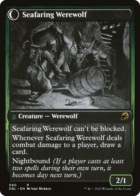 Suspicious Stowaway // Seafaring Werewolf [DBL-80]