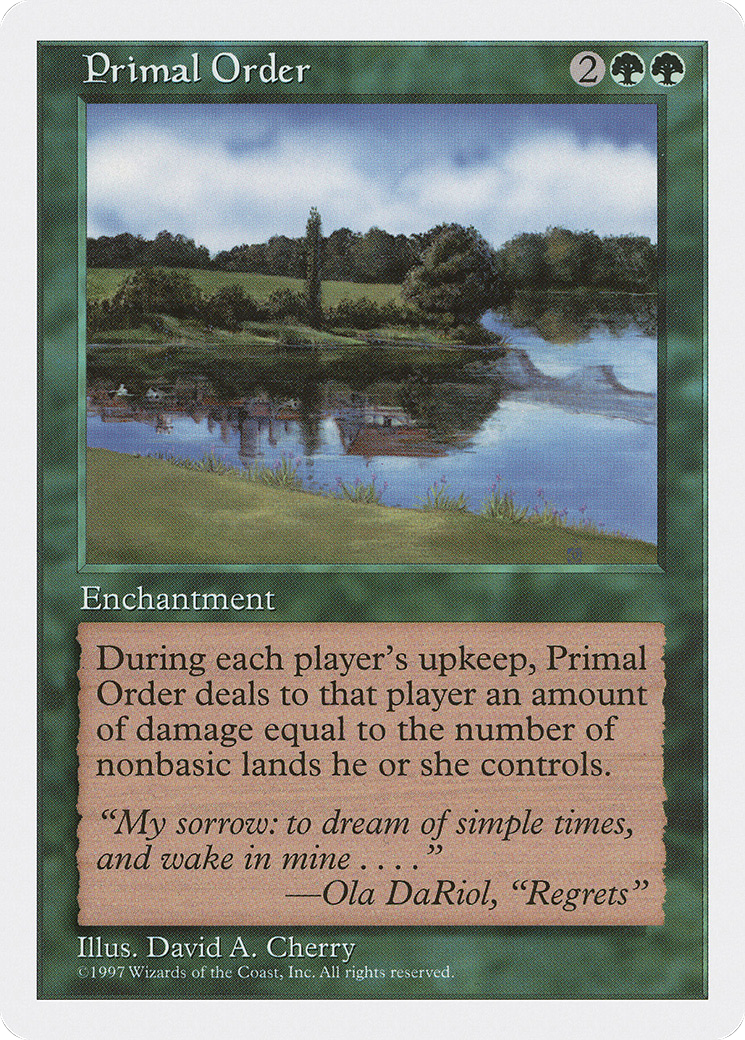 Primal Order [5ED-318]