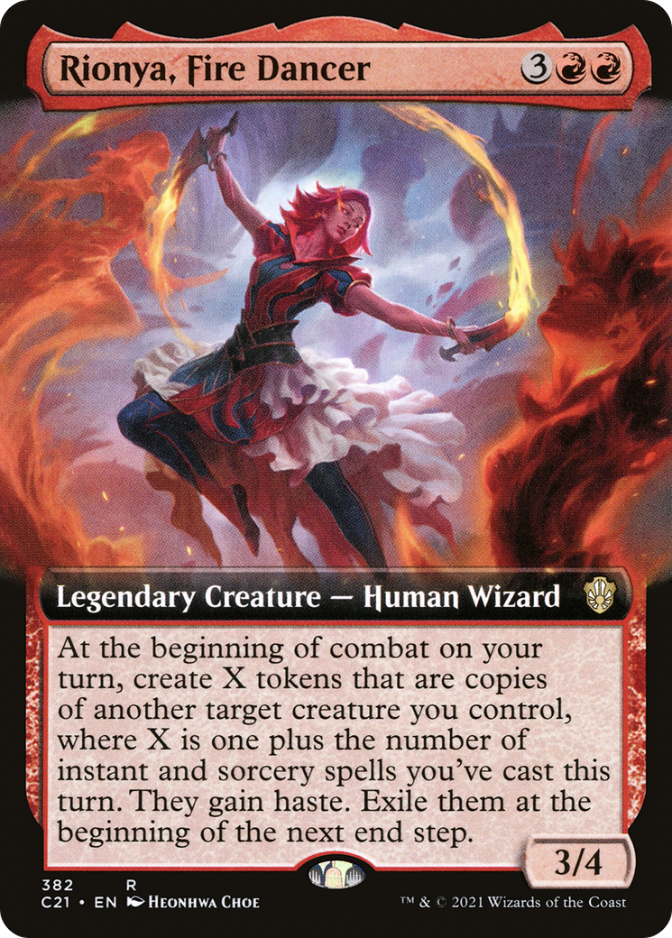 Rionya, Fire Dancer - Extended Art [C21-382]