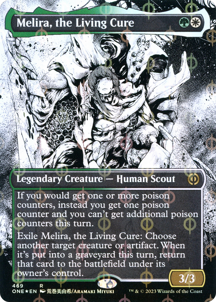 Melira, the Living Cure - Borderless - Showcase - Compleat Foil [ONE-469]