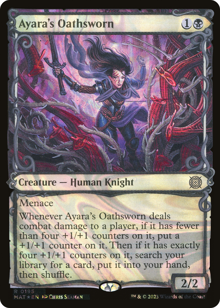 Ayara's Oathsworn - Showcase - Halo Foil [MAT-195]