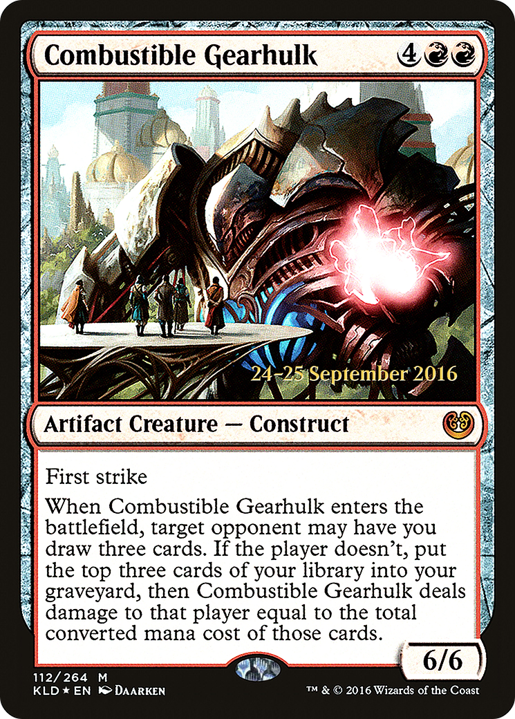 Combustible Gearhulk - Prerelease Promo [PKLD-112s]