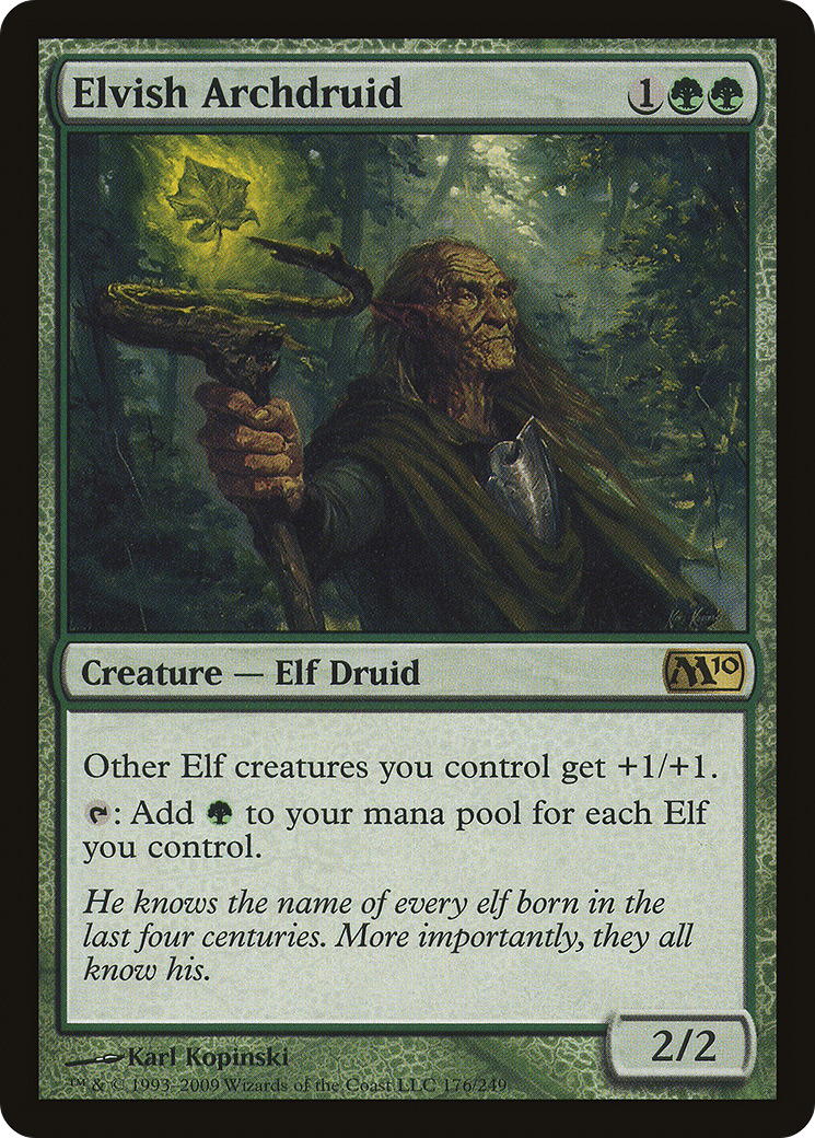 Archidruide elfique [M10-176]