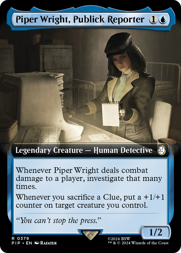 Piper Wright, Publick Reporter - Extended Art [PIP-379]