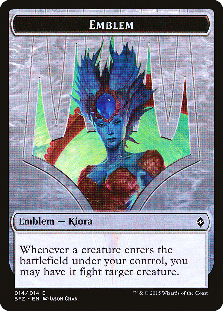 Kiora, Master of the Depths Emblem [TBFZ-14]