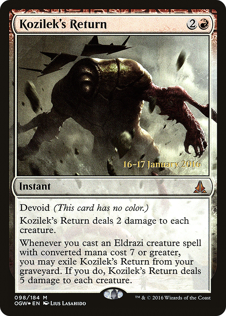 Kozilek's Return - Prerelease Promo [POGW-98s]