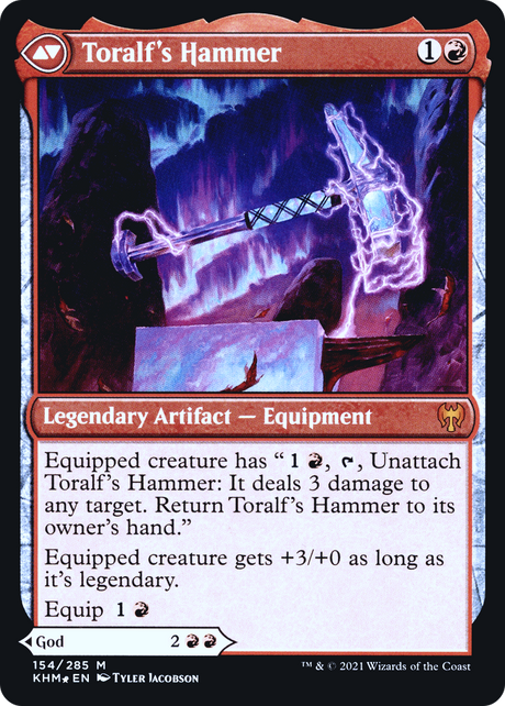 Toralf, God of Fury // Toralf's Hammer - Prerelease Promo [PKHM-154s]