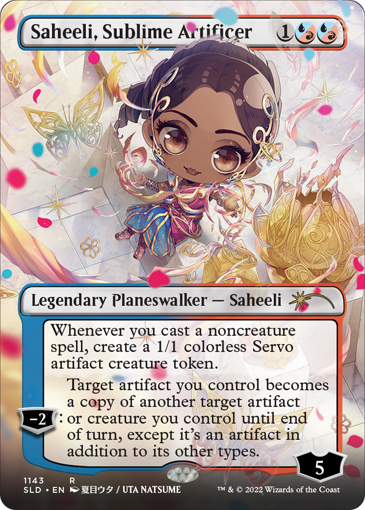 Saheeli, Sublime Artificer - Borderless [SLD-1143]