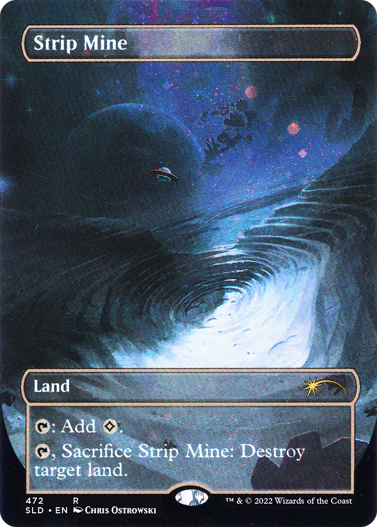 Strip Mine - Borderless - Galaxy Foil - Full Art [SLD-472]