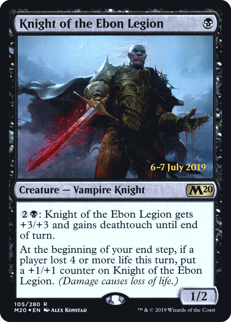 Knight of the Ebon Legion - Prerelease Promo [PM20-105s]