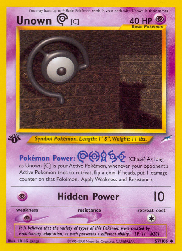 Unown [C] [NEO4-57]