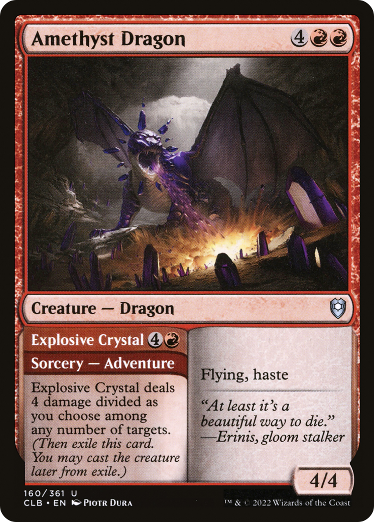 Amethyst Dragon // Explosive Crystal [CLB-160]