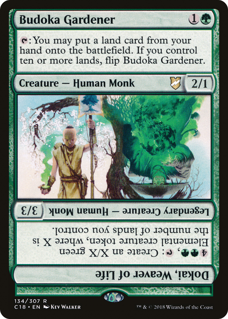 Budoka Gardener // Dokai, Weaver of Life [C18-134]