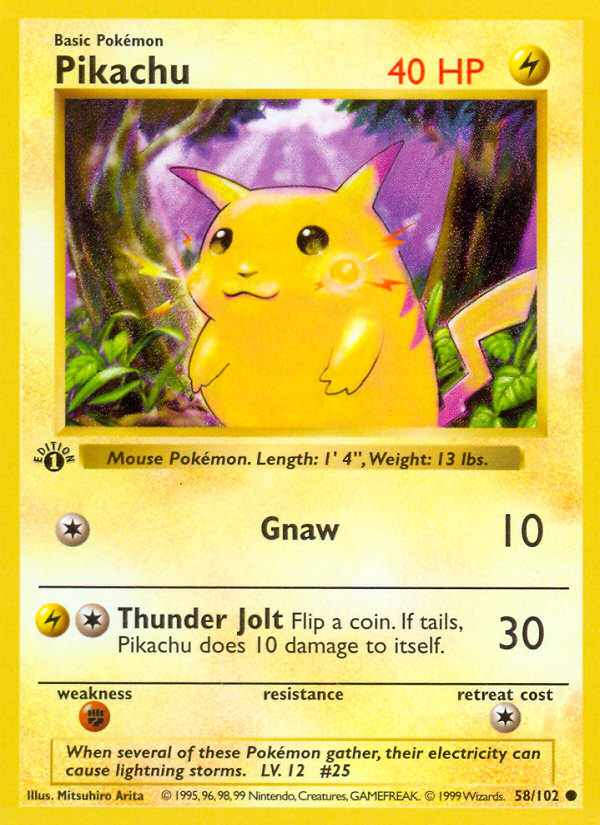 Pikachu [BASE1-58]