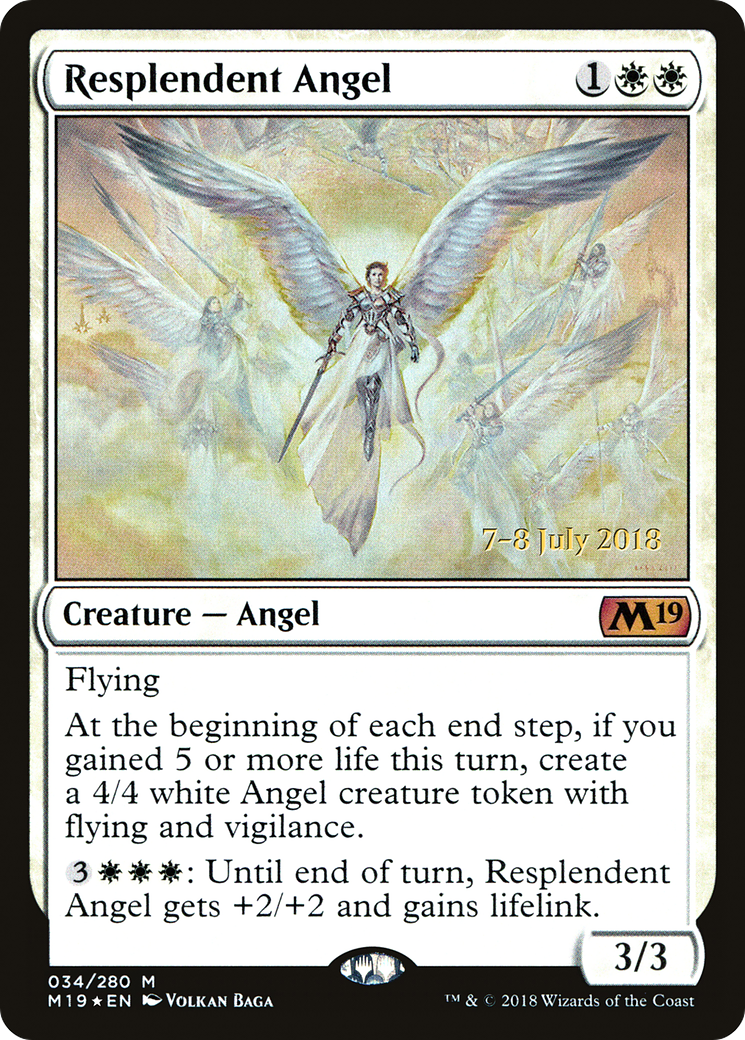 Resplendent Angel - Prerelease Promo [PM19-34s]