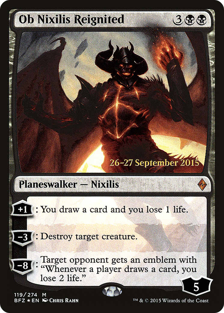 Ob Nixilis Reignited - Prerelease Promo [PBFZ-119s]