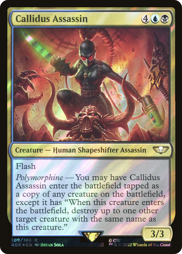 Callidus Assassin - Surge Foil [40K-109★]