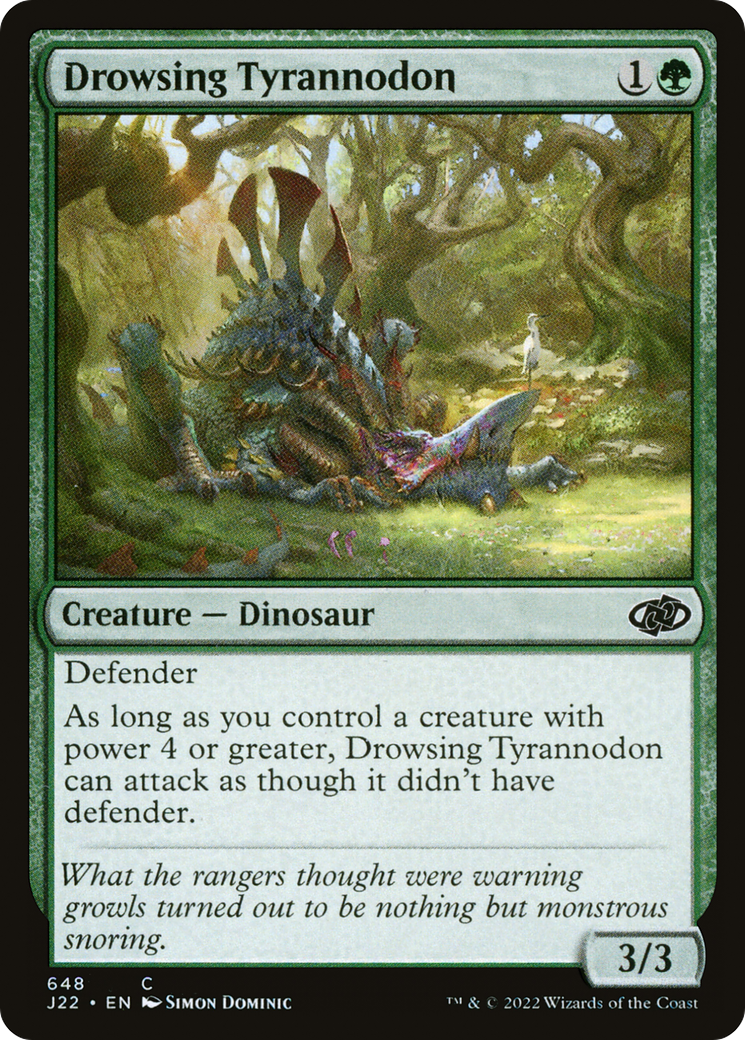 Drowsing Tyrannodon [J22-648]