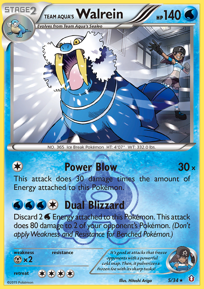 Team Aqua's Walrein [DC1-5]