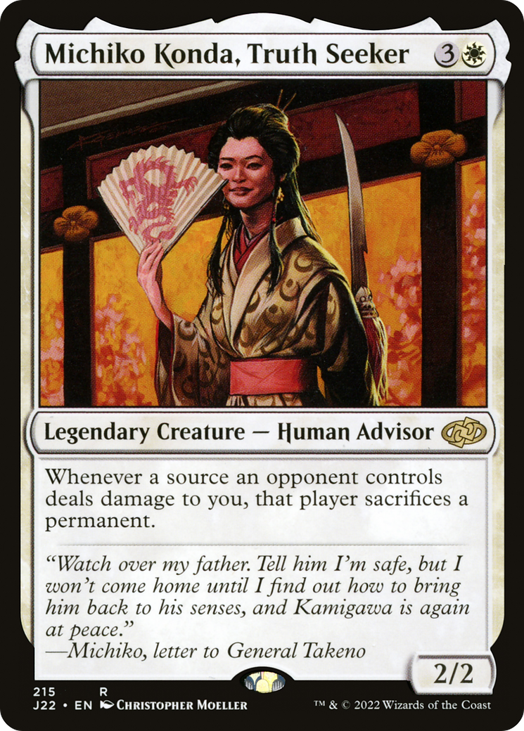 Michiko Konda, Truth Seeker [J22-215]