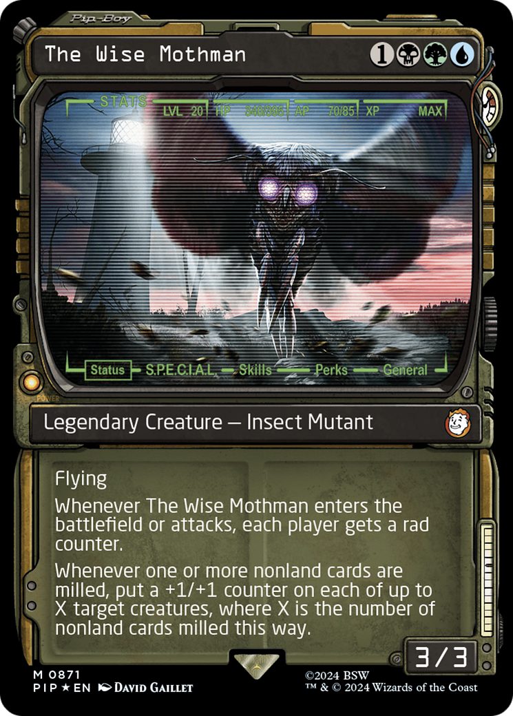 The Wise Mothman - Showcase - Surge Foil [PIP-871]