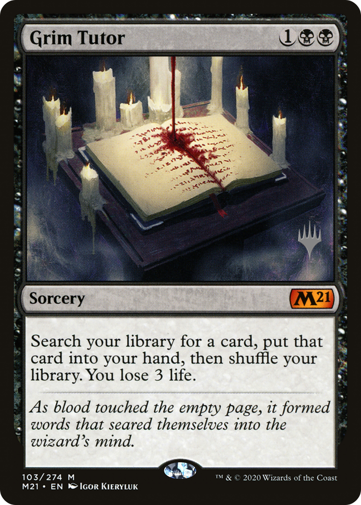 Grim Tutor - Promo Pack [PM21-103p]