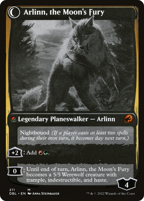 Arlinn, the Pack's Hope // Arlinn, the Moon's Fury [DBL-211]