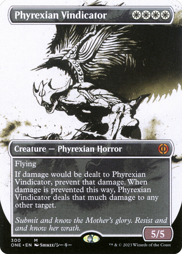 Phyrexian Vindicator - Borderless - Showcase [ONE-300]