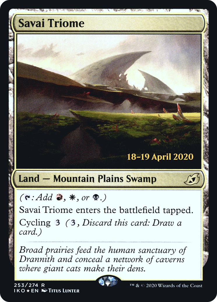 Savai Triome - Prerelease Promo [PIKO-253s]