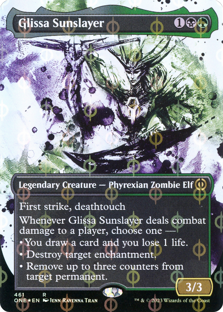 Glissa Sunslayer - Borderless - Showcase - Compleat Foil [ONE-461]