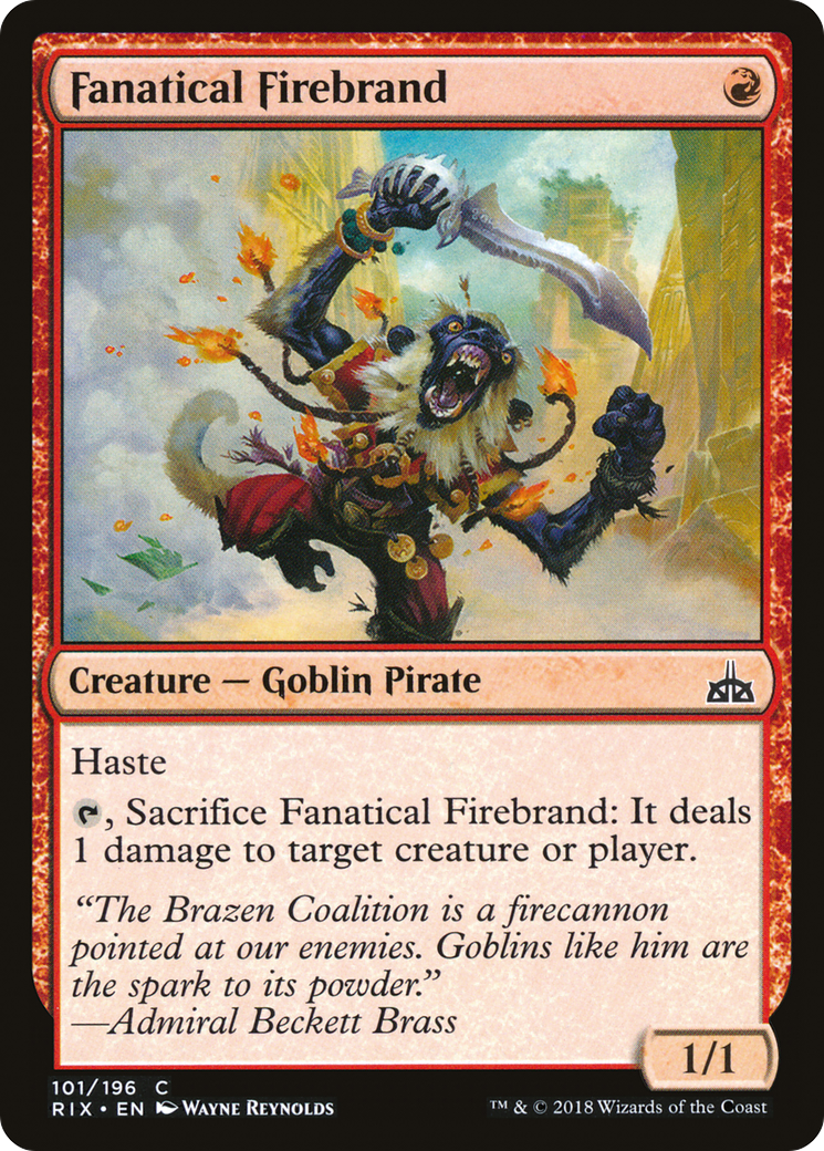 Fanatical Firebrand [RIX-101]