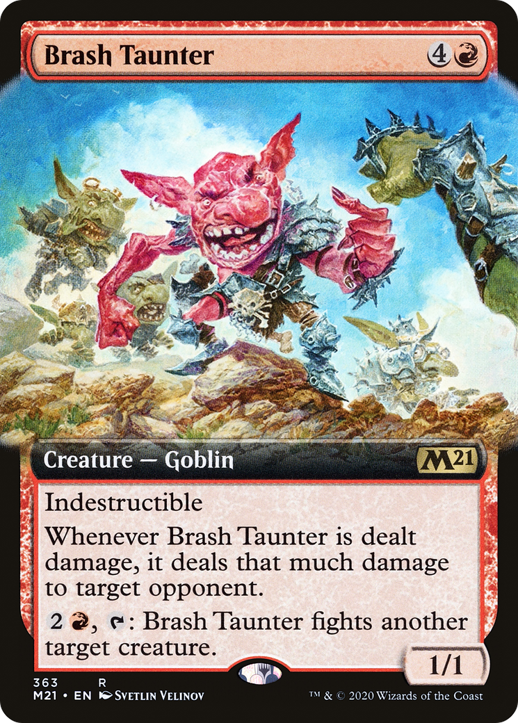 Brash Taunter - Extended Art [M21-363]