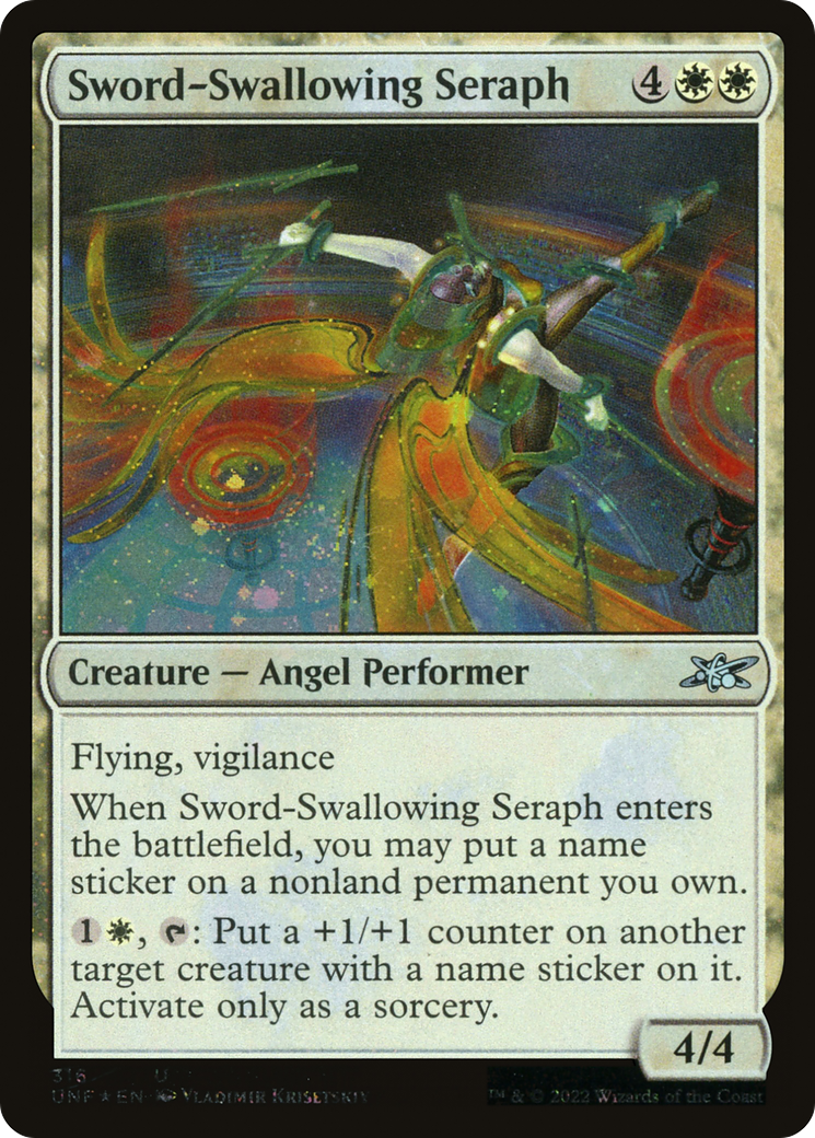 Sword-Swallowing Seraph - Galaxy Foil [UNF-316]