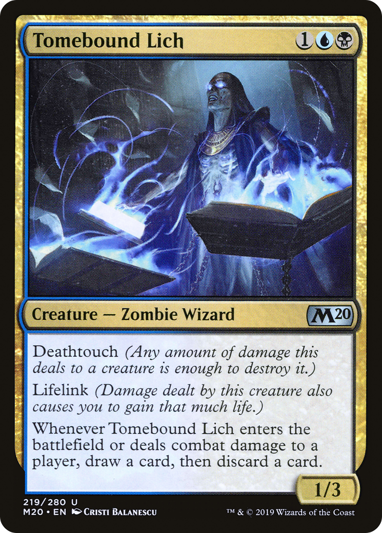 Tomebound Lich [M20-219]