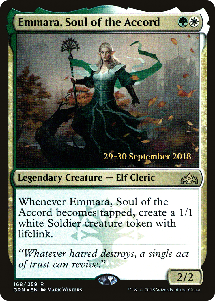 Emmara, Soul of the Accord - Prerelease Promo [PGRN-168s]