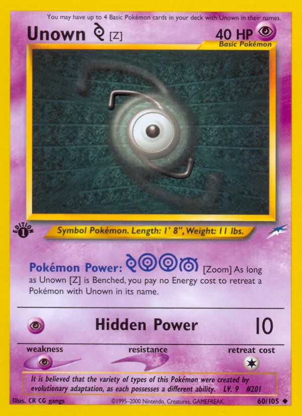 Unown [Z] [NEO4-60]