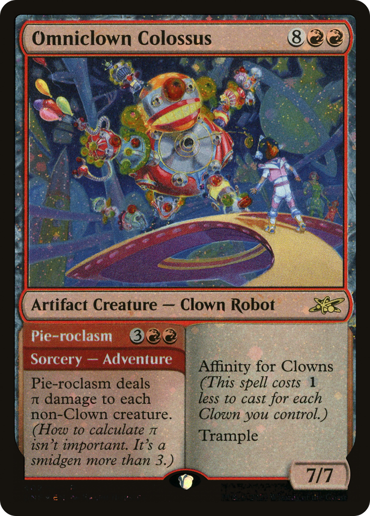 Omniclown Colossus // Pie-roclasm - Galaxy Foil [UNF-402]