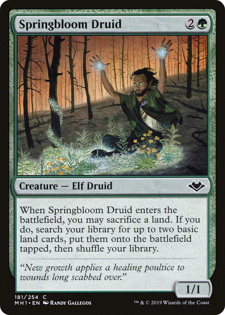 Springbloom Druid [MH1-181]