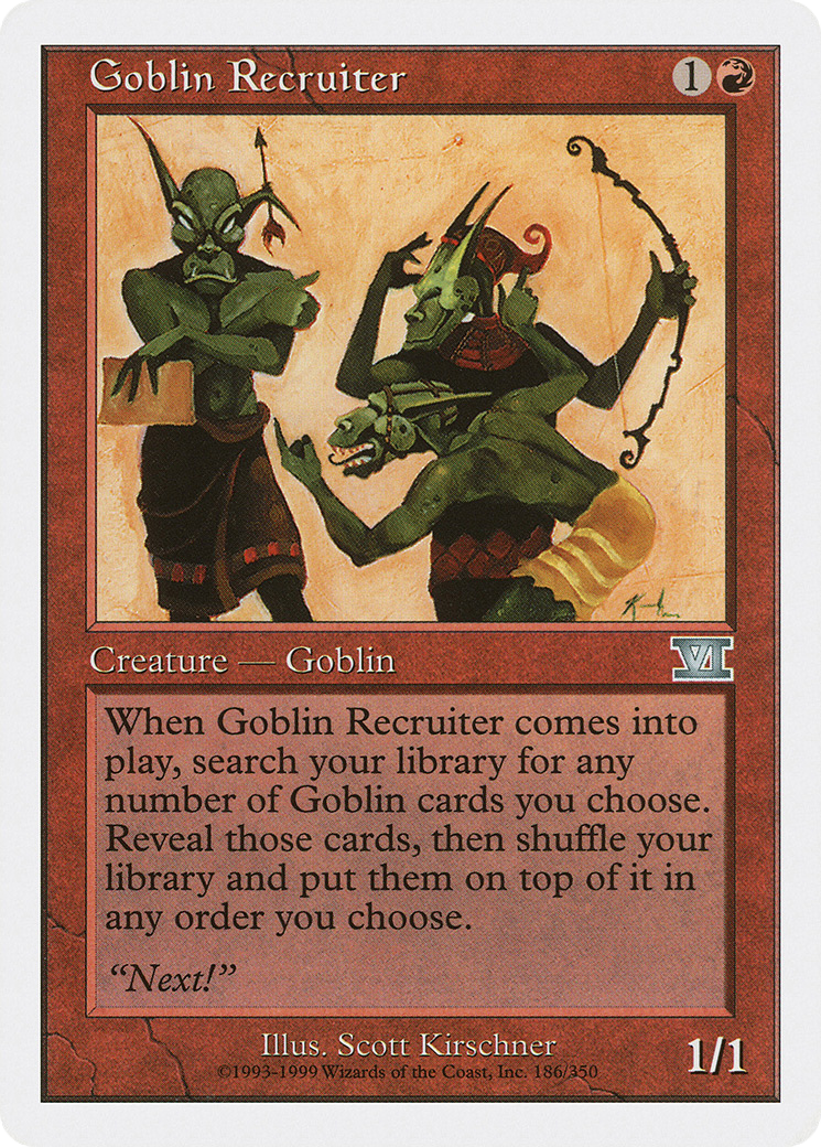 Goblin Recruiter [6ED-186]